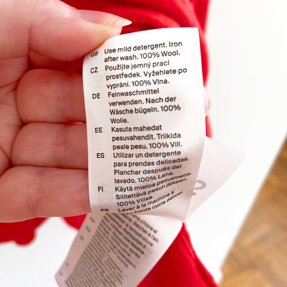 COS Trapeze Merino Wool Sweater, Size Medium - Picture 4 of 5